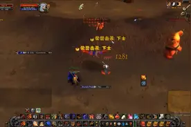 魔兽世界，高督兽人战士，野外精彩视频，兽人天赋抗晕真的很强