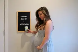 孕妇每一周记录肚子的大小