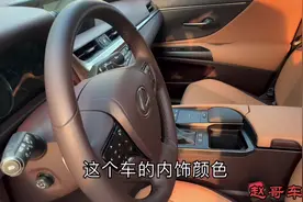雷克萨斯ES内饰颜色我推荐棕色内饰，你们看看怎么样