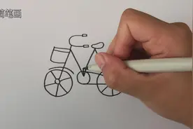 先写一个M，然后简单的画几笔，自行车就完事了视频封面