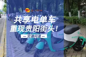 共享电单车，重现贵阳街头图片