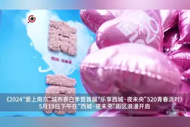 在西城·夜未央，来一场爱的狂欢！2024“爱上南京”城市表白季正式启动图片