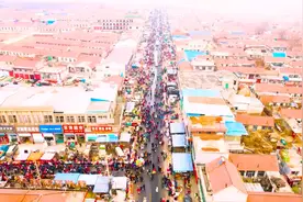 年味十足的莱州市郭家店大集图片