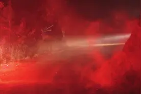 2025WRC蒙特卡洛站SS3赛段，现场气氛已然爆棚