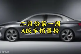 二月份第一周A级车销量榜来了